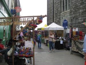 Market outside St. Nicholas Church